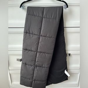 Zara double sided scarf with chrome buckle